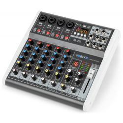 Vonyx	VMM-K602 6-Channel Music Mixer with DSP
